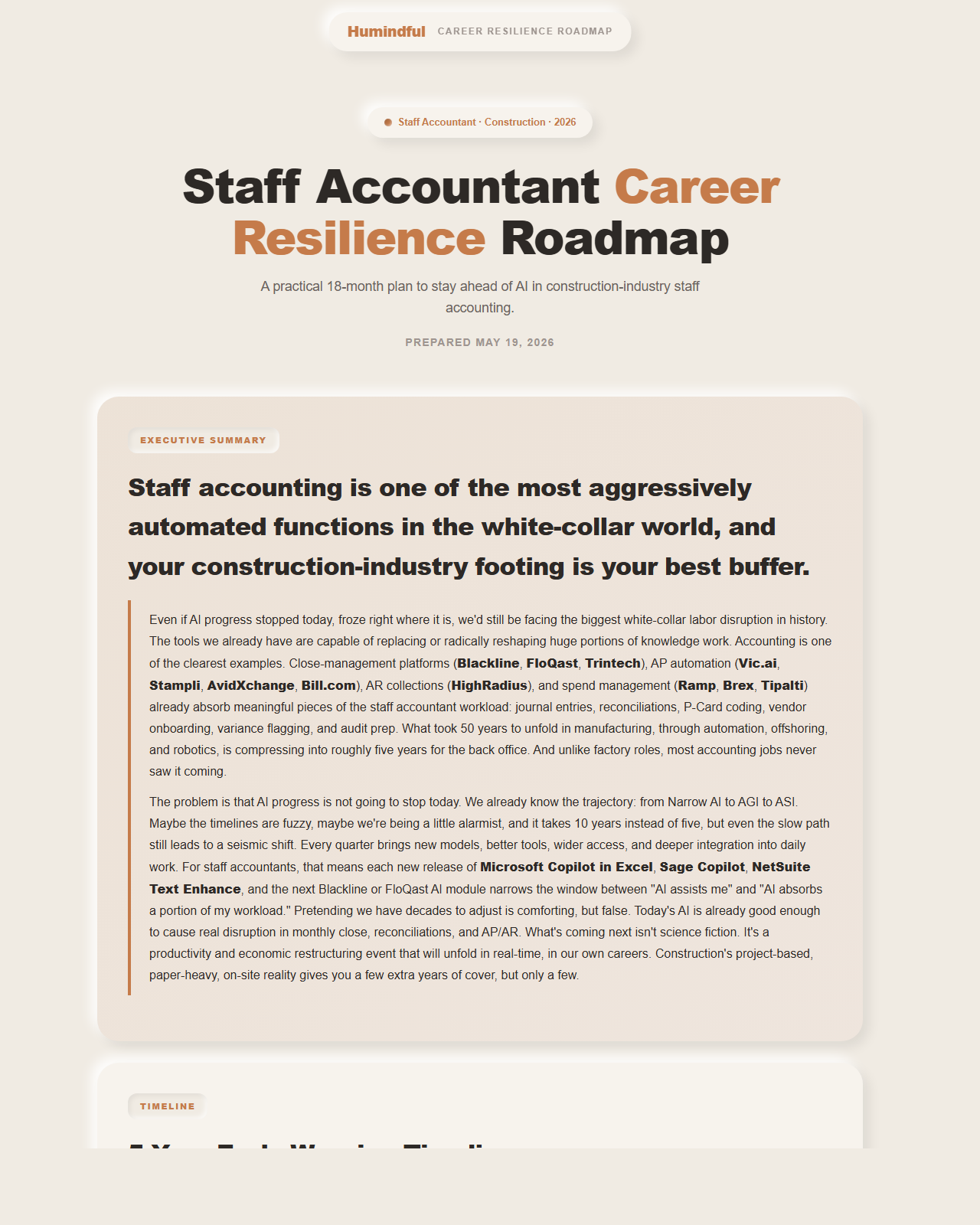 Preview of the staff accountant career resilience roadmap